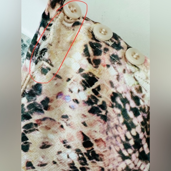 Pink Pure Silk Multicolor Snake Print Wrap Dress H&M Exclusive Studio SS 2015 - Picture 16 of 16